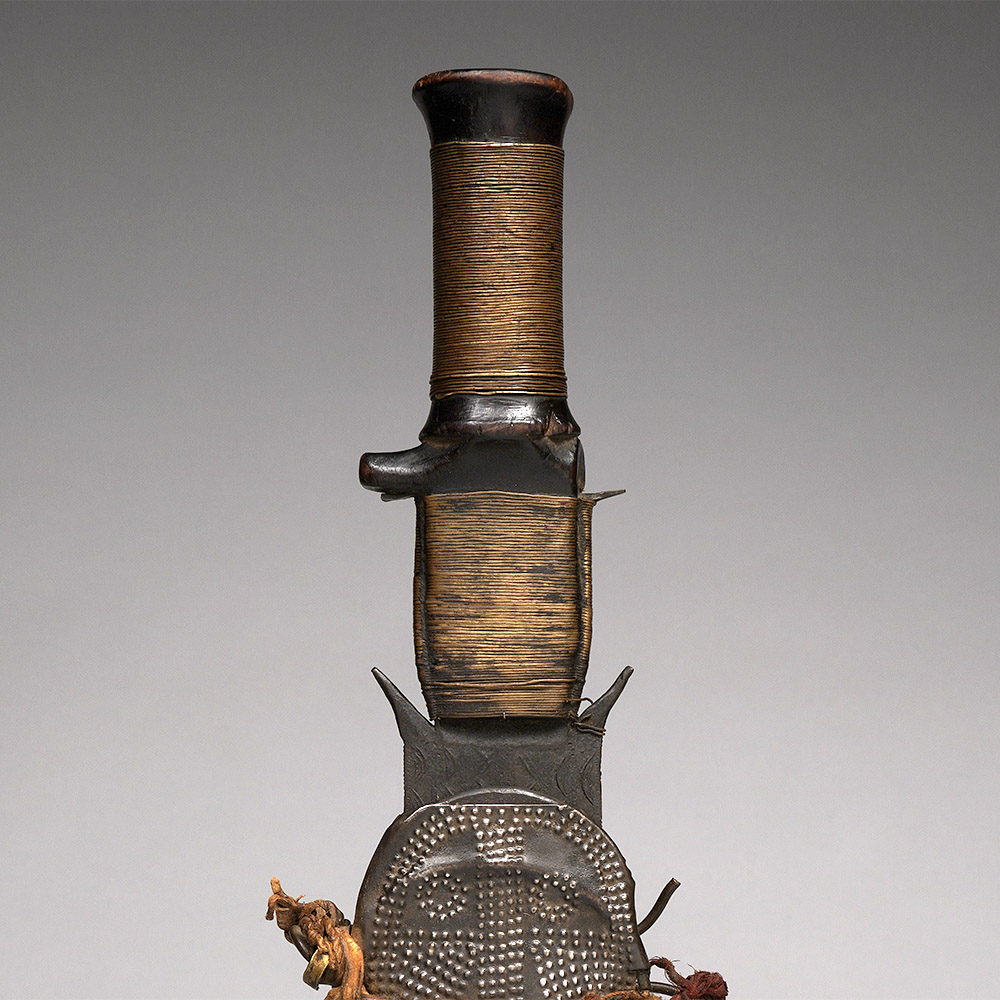 Short Sword with Embossed Scabbard, Ntsakh or Fa Fang, Gabon / Equatorial Guinea / Cameroon