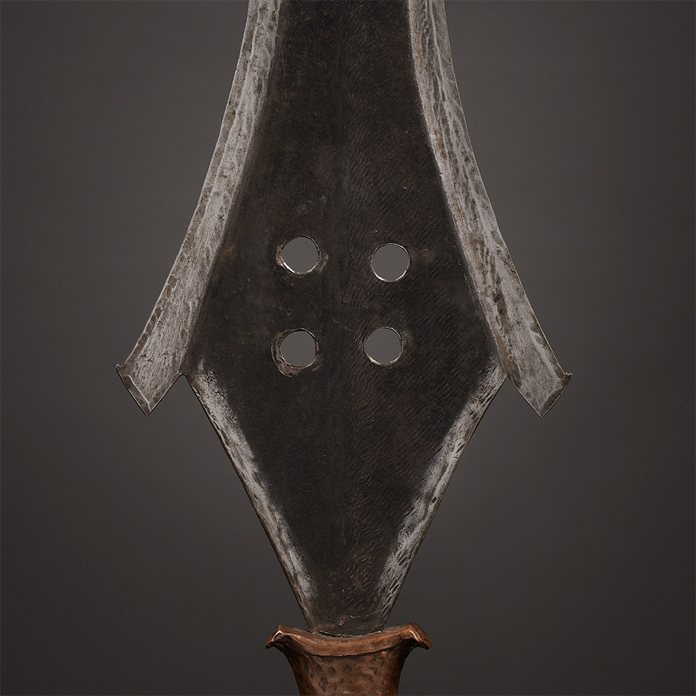 Ceremonial Dagger with Inauthentic Heavy Pommel Nkutshu DR Congo