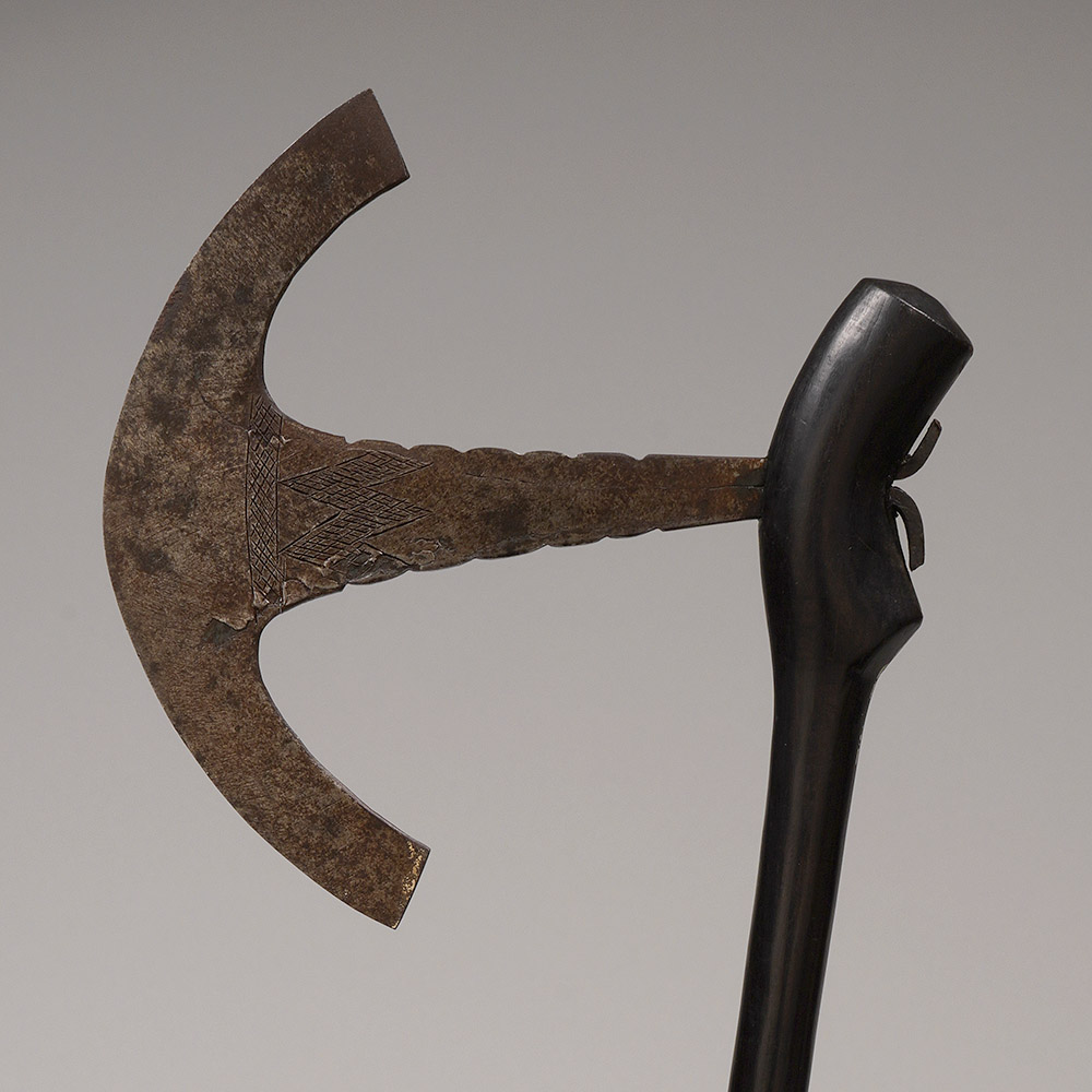 Axe with Crescent-Shaped Blade Makonde, Tanzania