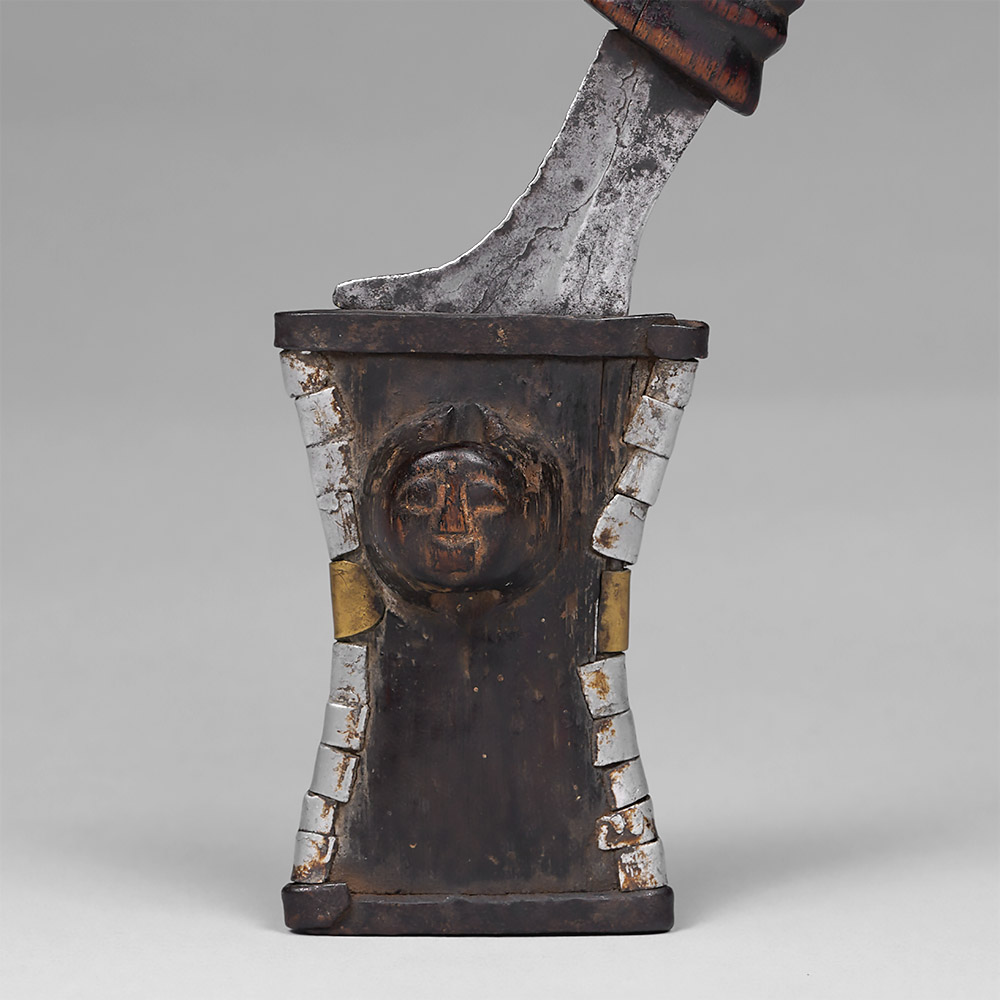 Inauthentic Miniature Knife in Scabbard Hemba / Havu / Luba / Kusu / Holoholo, D.R. Congo / Tanzania