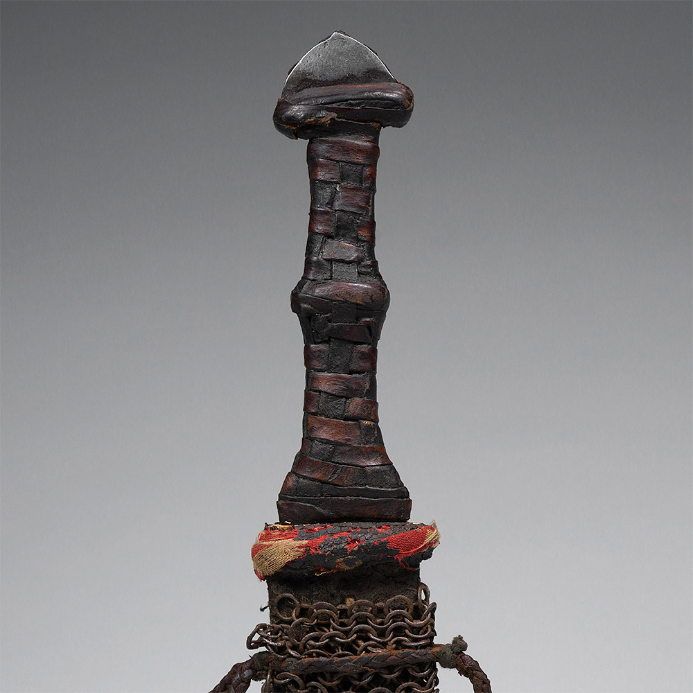 Curved Dagger with Chainmail Sheath, Ingessana, Sudan