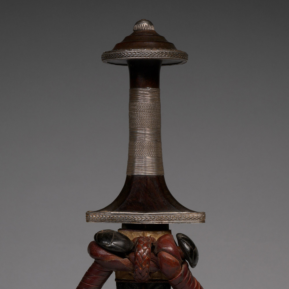 Arm Dagger in Sheath Fur / Nuba / Bedja / Barabra / Hadendoa, Sudan