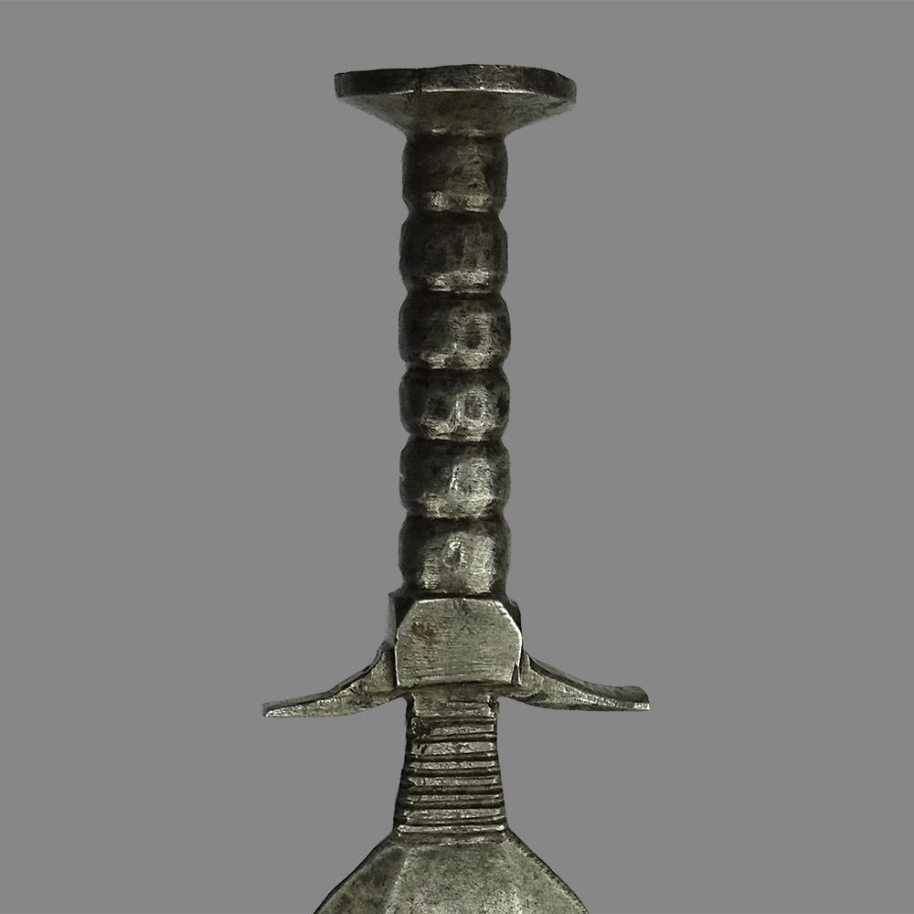 Solid Metal Dagger Sape Mangbetu / Zande / Barambo, D.R. Congo