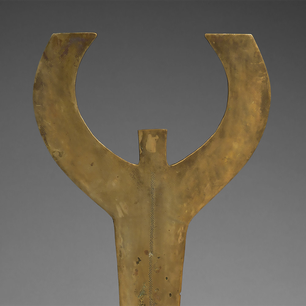 Inauthentic Double Sickle Blade, bango or bwagogambanza Lobala / Mondzombo / Ngbaka / Bondjo, D.R. Congo