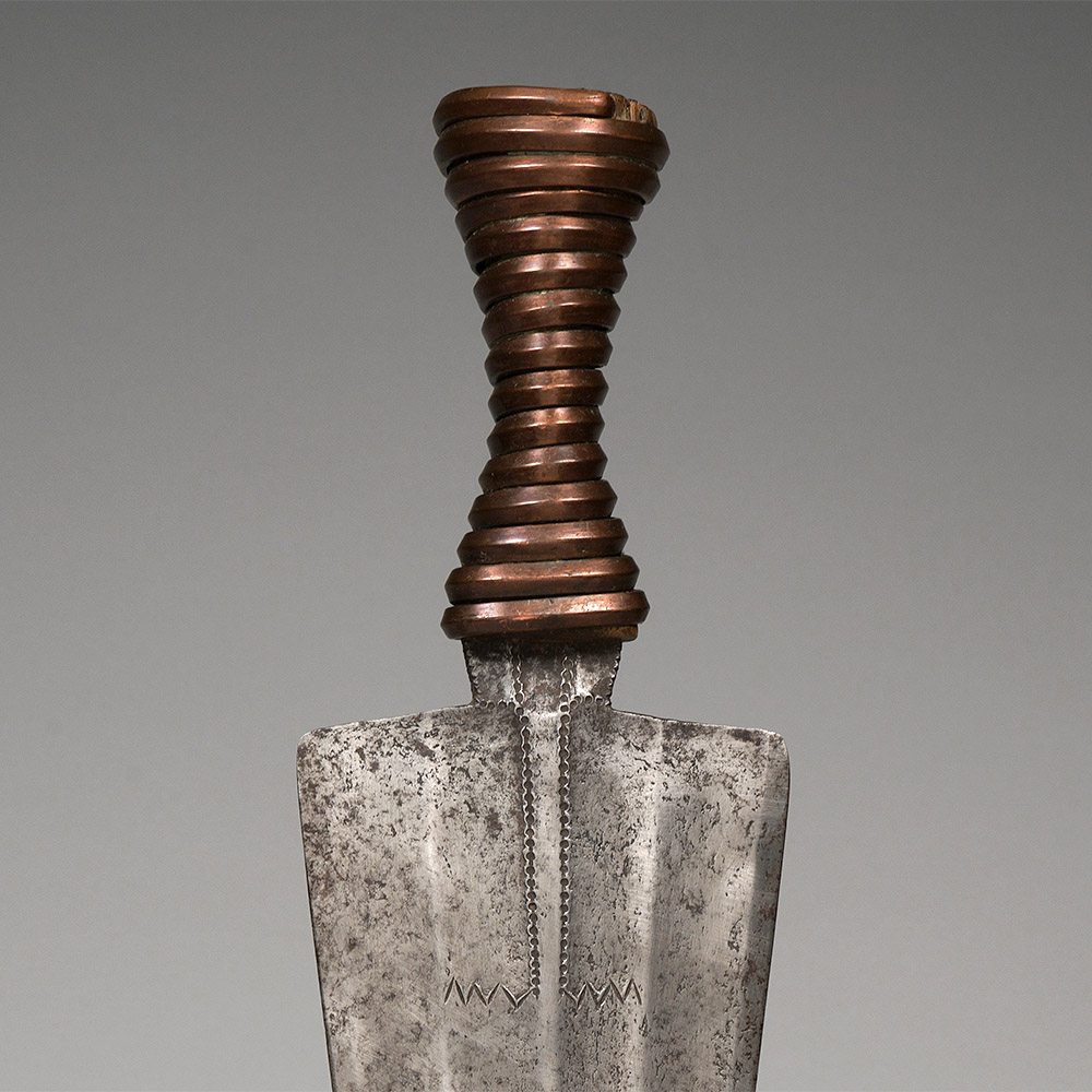 Grooved Short Sword Ngbaka Mabo / Nzombo, D.R. Congo