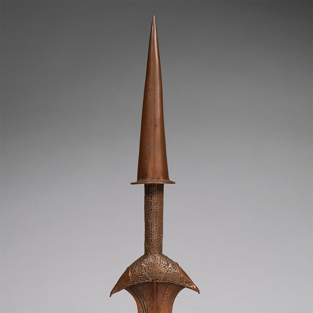 Balingbwa Dagger with Long Cone Pommel Tetela, D.R. Congo
