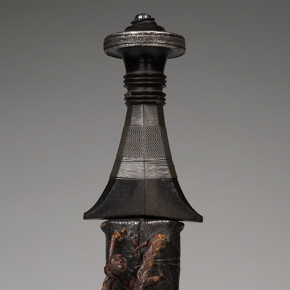 Arm Dagger in Sheath Fur / Nuba / Bedja / Barabra / Hadendoa, Sudan