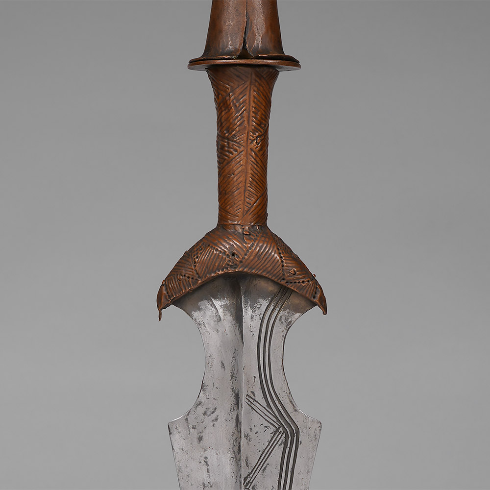 Balingbwa Dagger with Long Cone Pommel Tetela, D.R. Congo