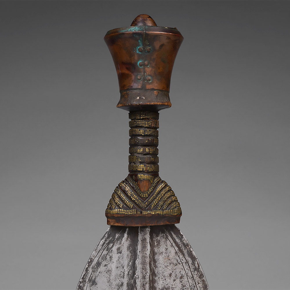 Inauthentic Ceremonial Short Sword, Ikulimbaang In the style of the Kuba, D.R. Congo