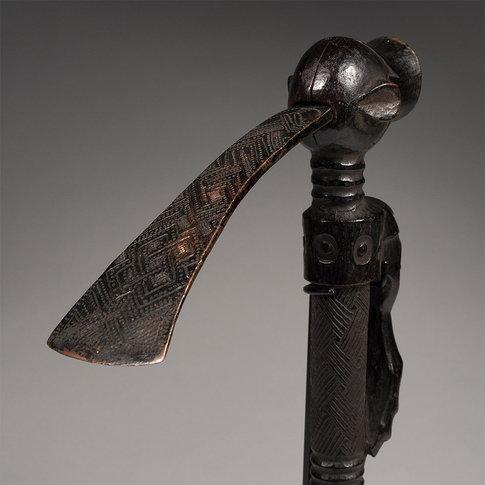 Adze: Iyol Society Insignia, Kuba, D.R. Congo