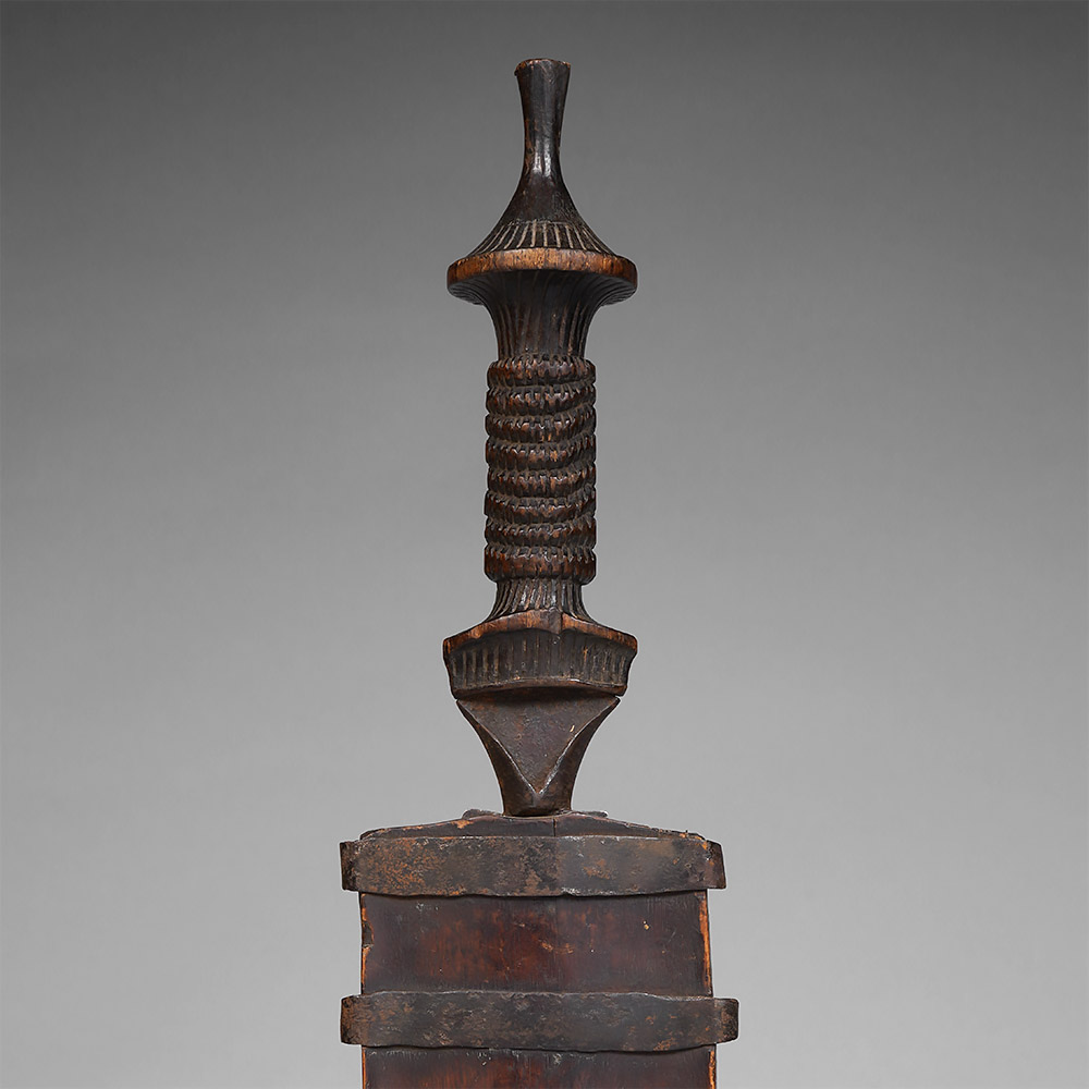Short Sword in Scabbard Northern Fang Cameroon / Equatorial Guinea / Gabon