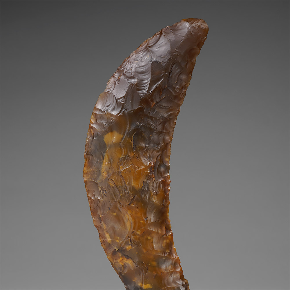 Sickle-shaped blade Neolithic Period, Denmark